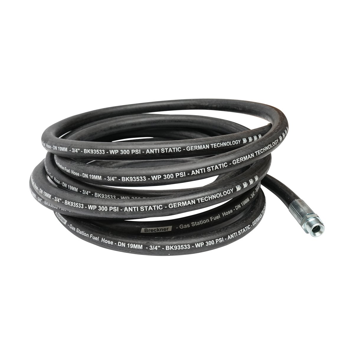 Furtun presiune 10M cu nipluri 3/4 pentru pompa transfer motorina Breckner Germany